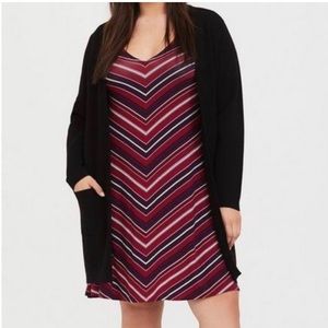 NWT Torrid Size 1 Mini Super Soft Trapeze Dress